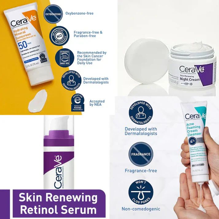 CeraVe 4 in 1 Skin Care Complete Kit Cera Ve