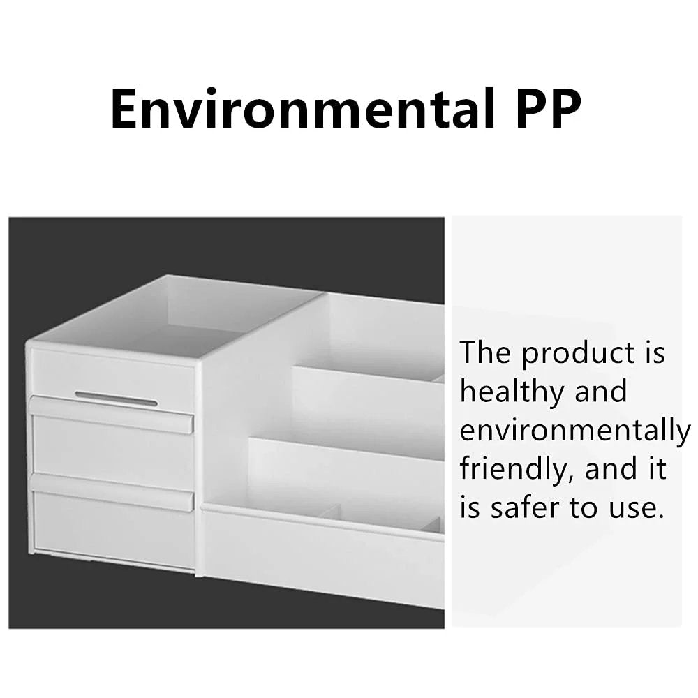 Large Makeup Organizer Storage Box Drawer For Sorting Jewelry Products Lipsticks Nail Polish Brushes Multi Purpose