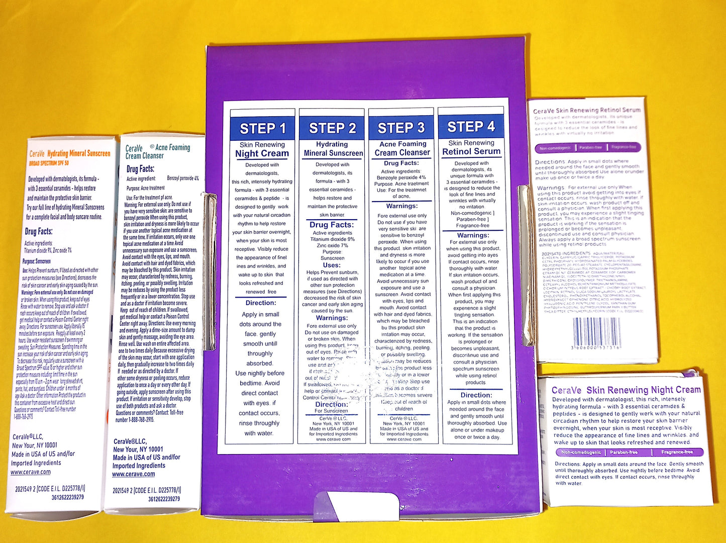 CeraVe 4 in 1 Skin Care Complete Kit Cera Ve