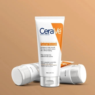 6in1 CeraVe Hydrating Facial Kit Ultra Glowing & Nourishing - Mineral Cream, Scrub, Cleanser, Mask, Face Wash & Skin Polish Cera Ve