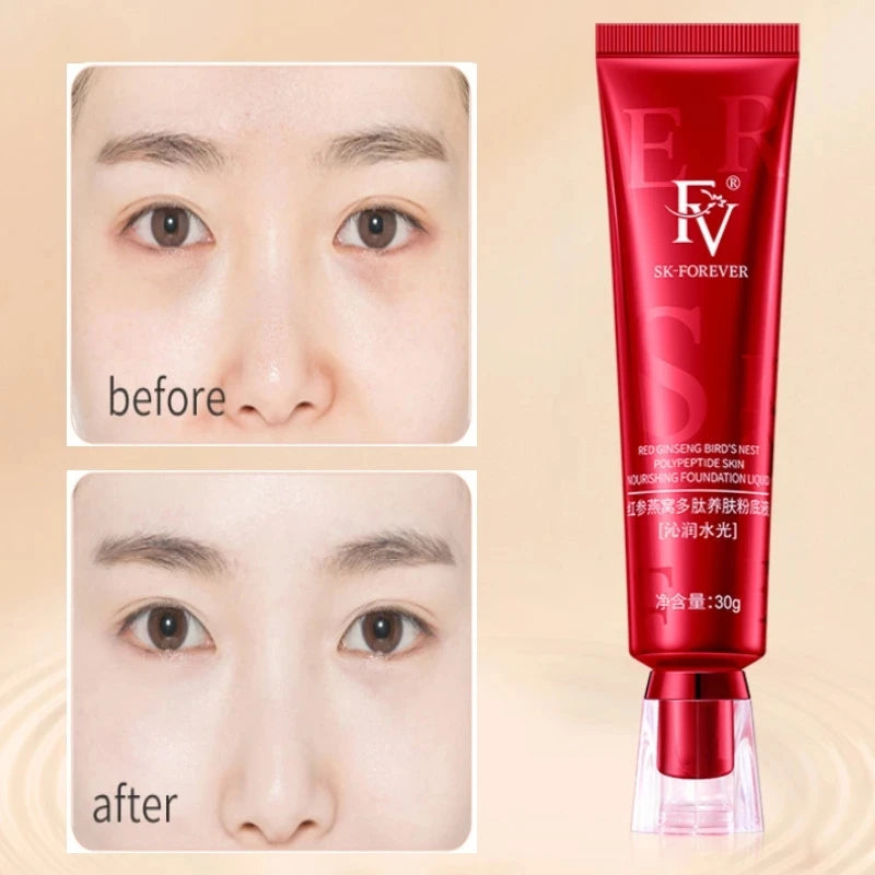 FV Liquid Foundation Waterproof Tube Real Diamond SK Forever 30g (IVORY/NATURAL)