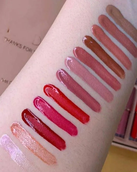 12 pcs Mocallure Lip Gloss Set Kit Highiy Pigmented Waterproof Long Lasting