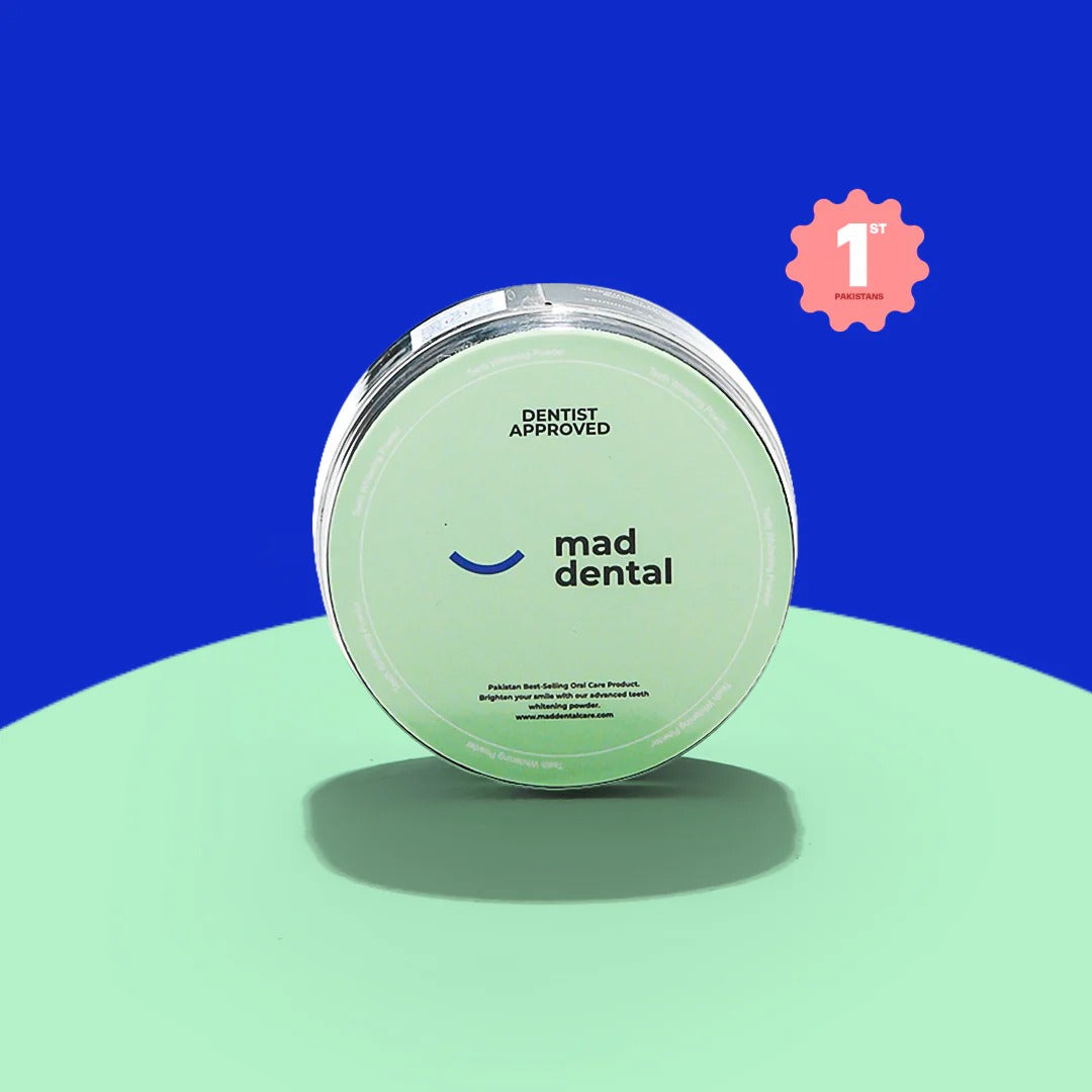 MAD Dental Care Teeth Whitening Powder Dentist Approved