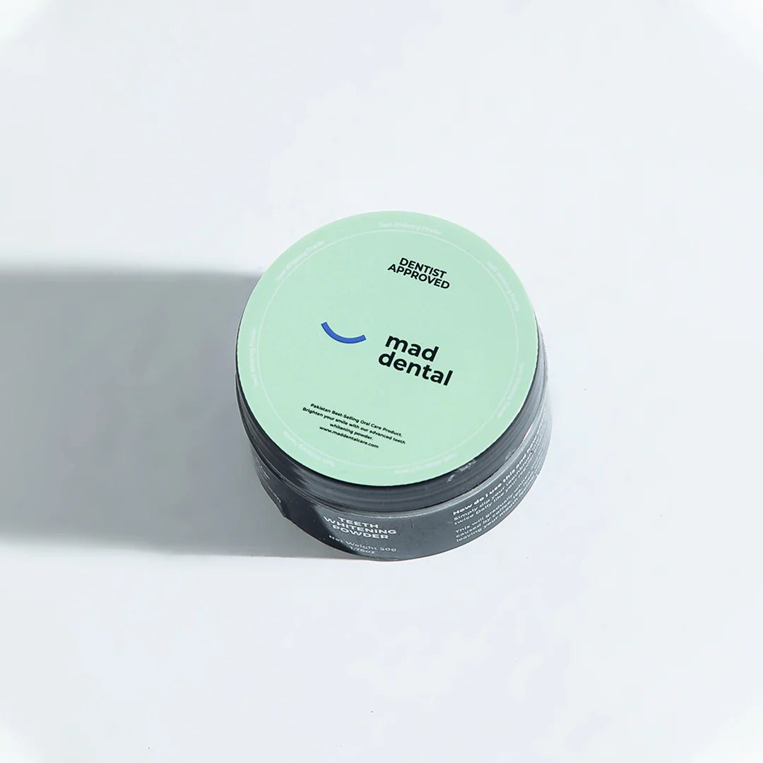 MAD Dental Care Teeth Whitening Powder Dentist Approved