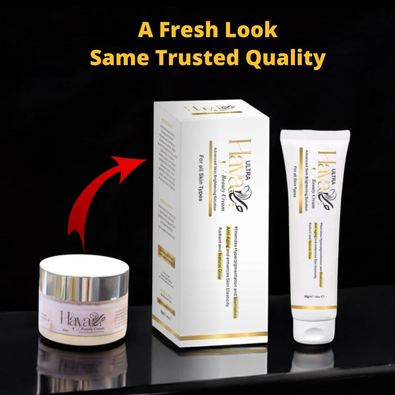 Haya Beauty Cream (Ultra) Rabi Pirzada Whitening and Anti Aging Tube for Men & Women