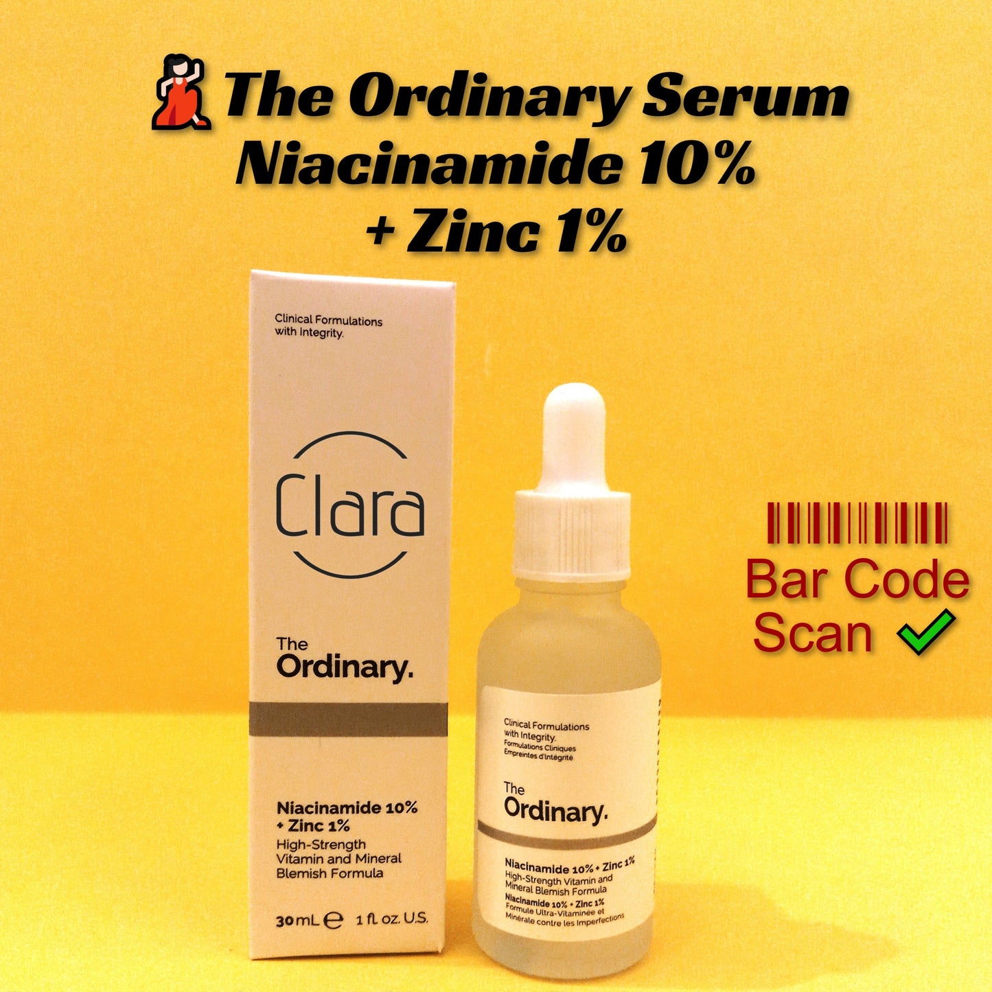 The Ordinary Serum Niacinamide 10% + Zinc 1%