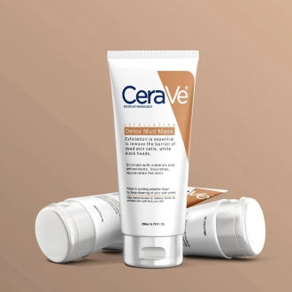 6in1 CeraVe Hydrating Facial Kit Ultra Glowing & Nourishing - Mineral Cream, Scrub, Cleanser, Mask, Face Wash & Skin Polish Cera Ve