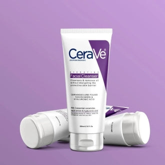 6in1 CeraVe Hydrating Facial Kit Ultra Glowing & Nourishing - Mineral Cream, Scrub, Cleanser, Mask, Face Wash & Skin Polish Cera Ve