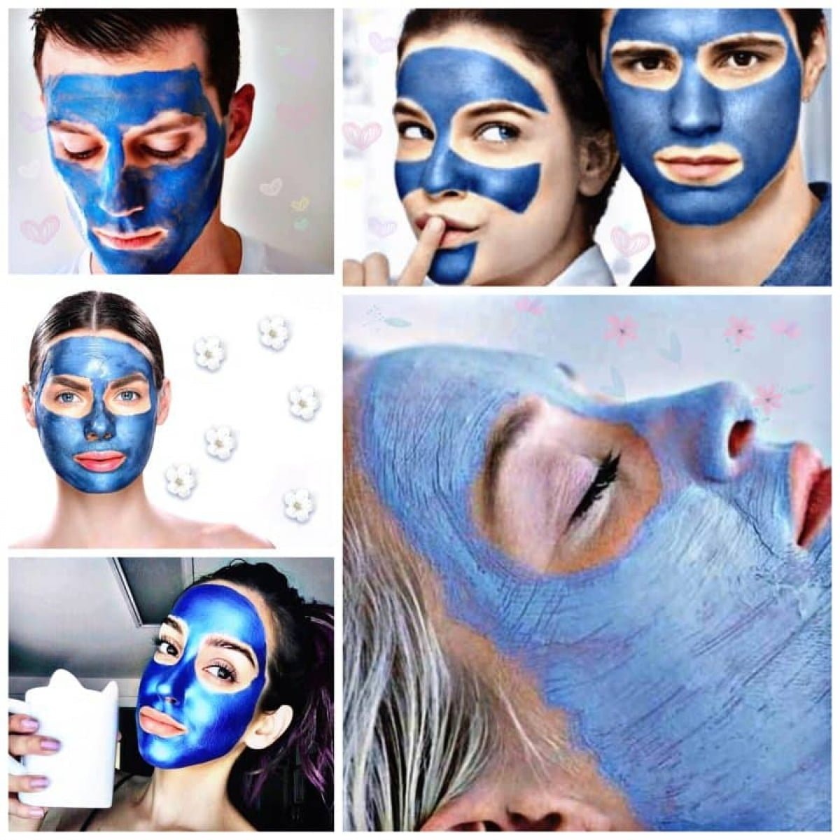 Moroccan Beauty Blue Nila Powder Neela Mask for Glowing Skin Clay