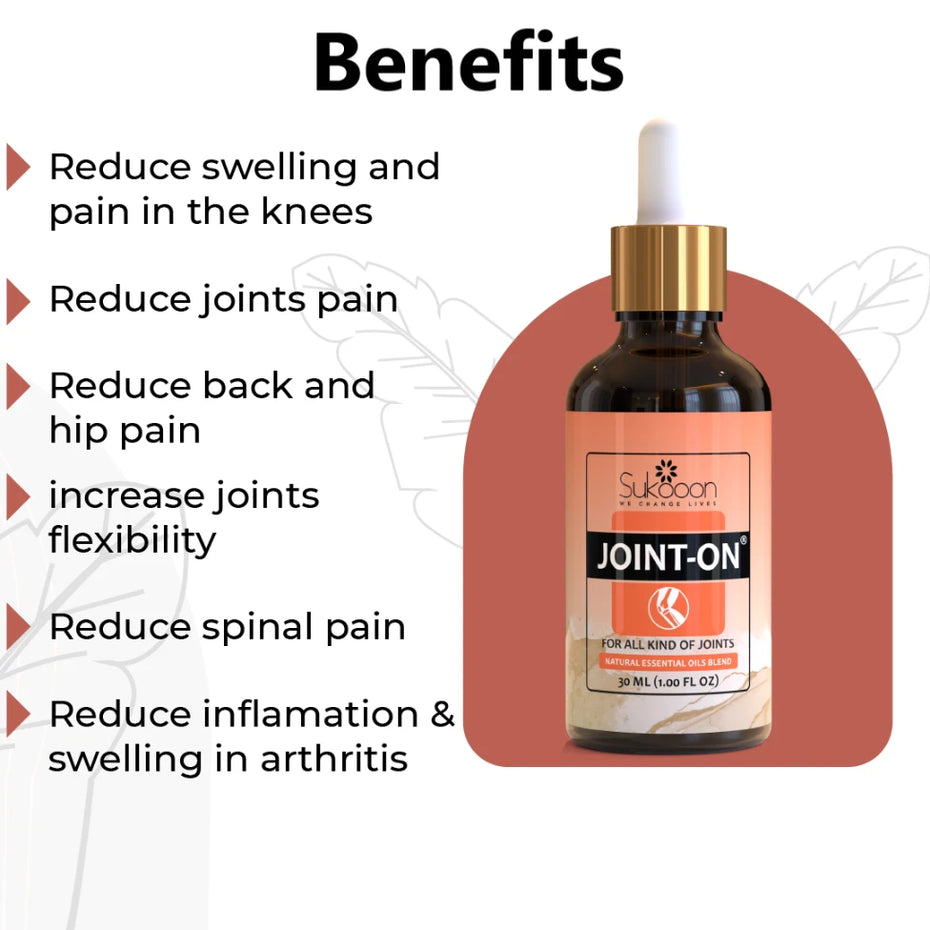 Joint On Oil for Joints, Back and Knee Pain Relief - 30ml