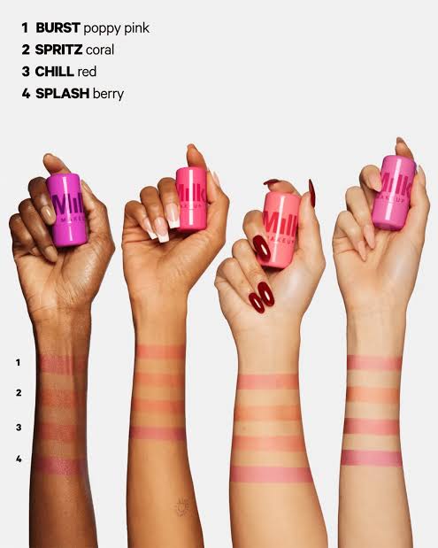 Milk Jelly Tint Blush On Eyes Lips Cheek Lipstick Blushon Lip Gloss Makeup