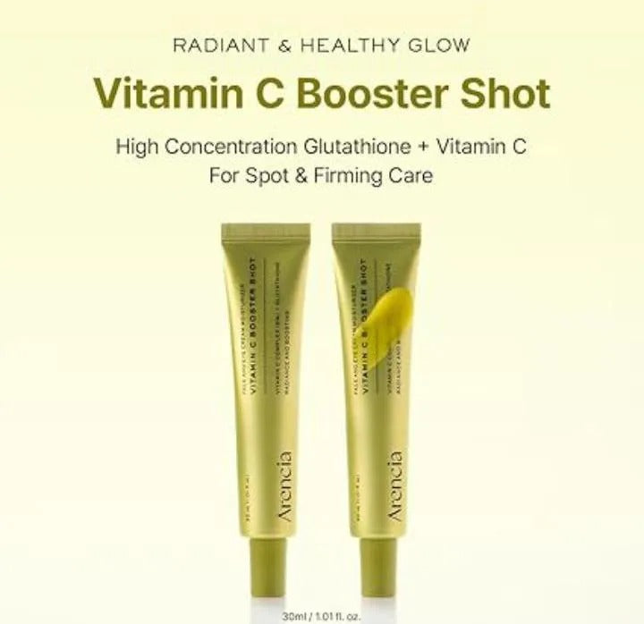 Arencia Vitamin C Booster Shot Original Serum Tube 30ml for Dark-spot care and Tightening Fine Lines, Pore, Wrinkles