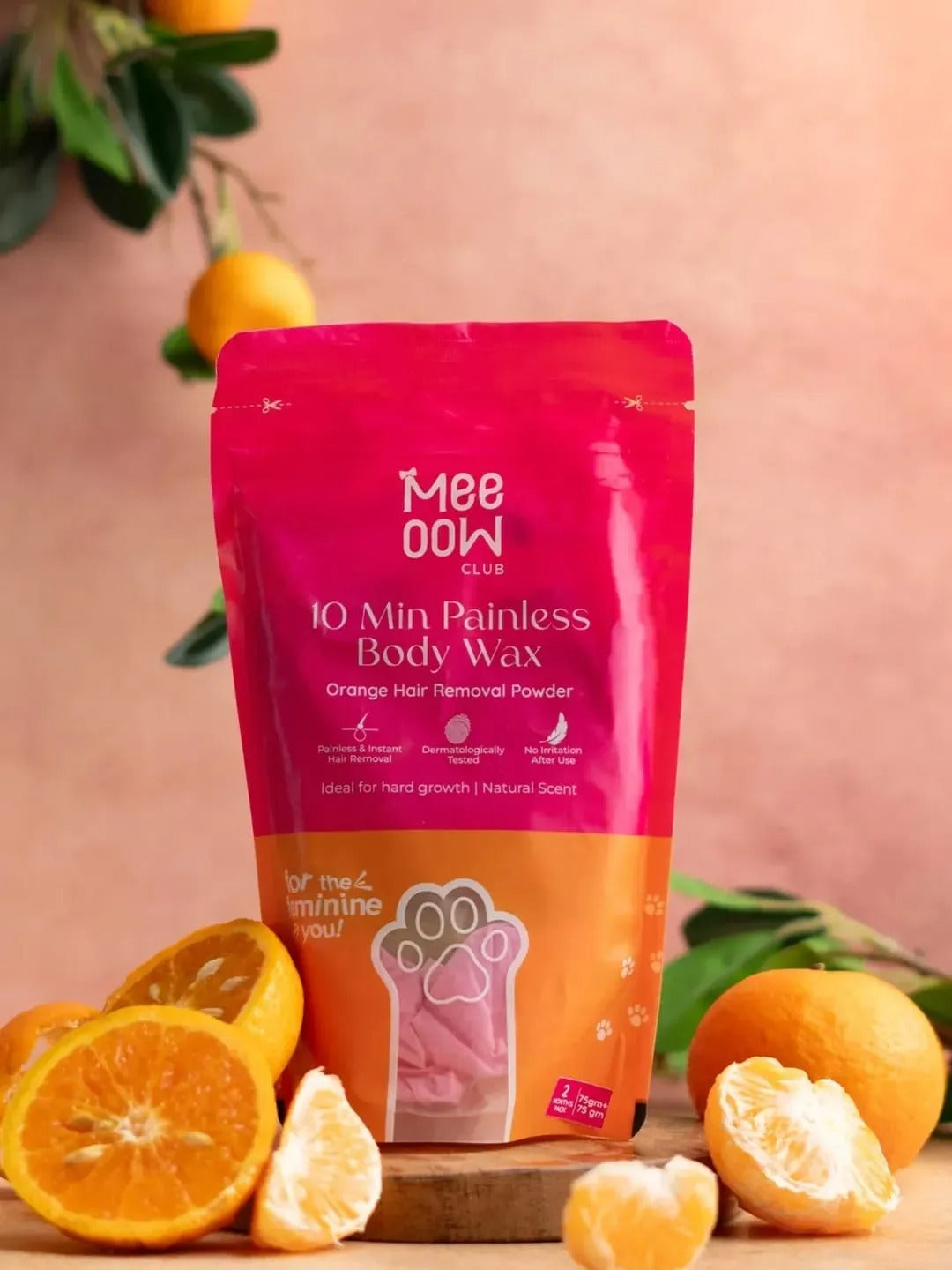 Meow Wax Powder Body Hair Removal Painless Waxing Arms & Legs