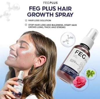 FEG Plus Hair Growth Spray Serum Oil For Women Hair Loss Control 50ml