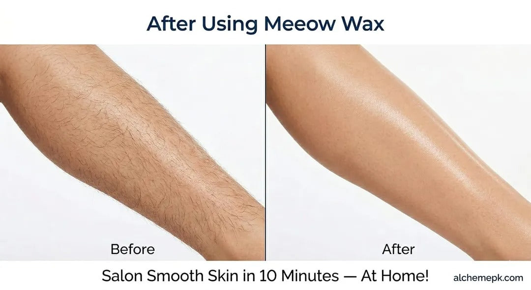 Meow Wax Powder Body Hair Removal Painless Waxing Arms & Legs