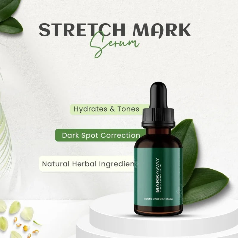 Markaway Stretch Mark Removal Serum after Pregnancy Formula with Botanical Extract Skin Firming & Repair