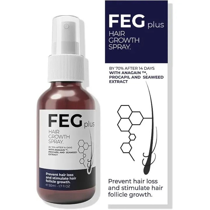 FEG Plus Hair Growth Spray Serum Oil For Women Hair Loss Control 50ml