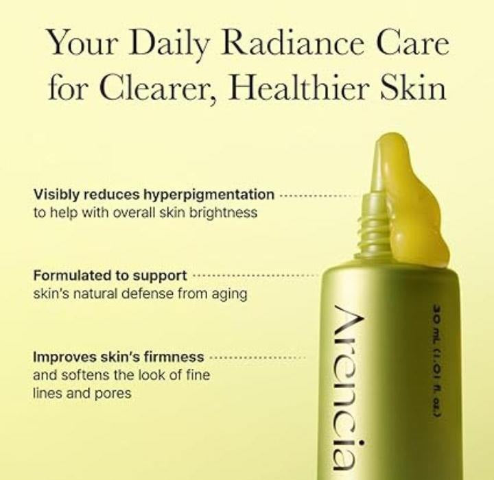 Arencia Vitamin C Booster Shot Original Serum Tube 30ml for Dark-spot care and Tightening Fine Lines, Pore, Wrinkles