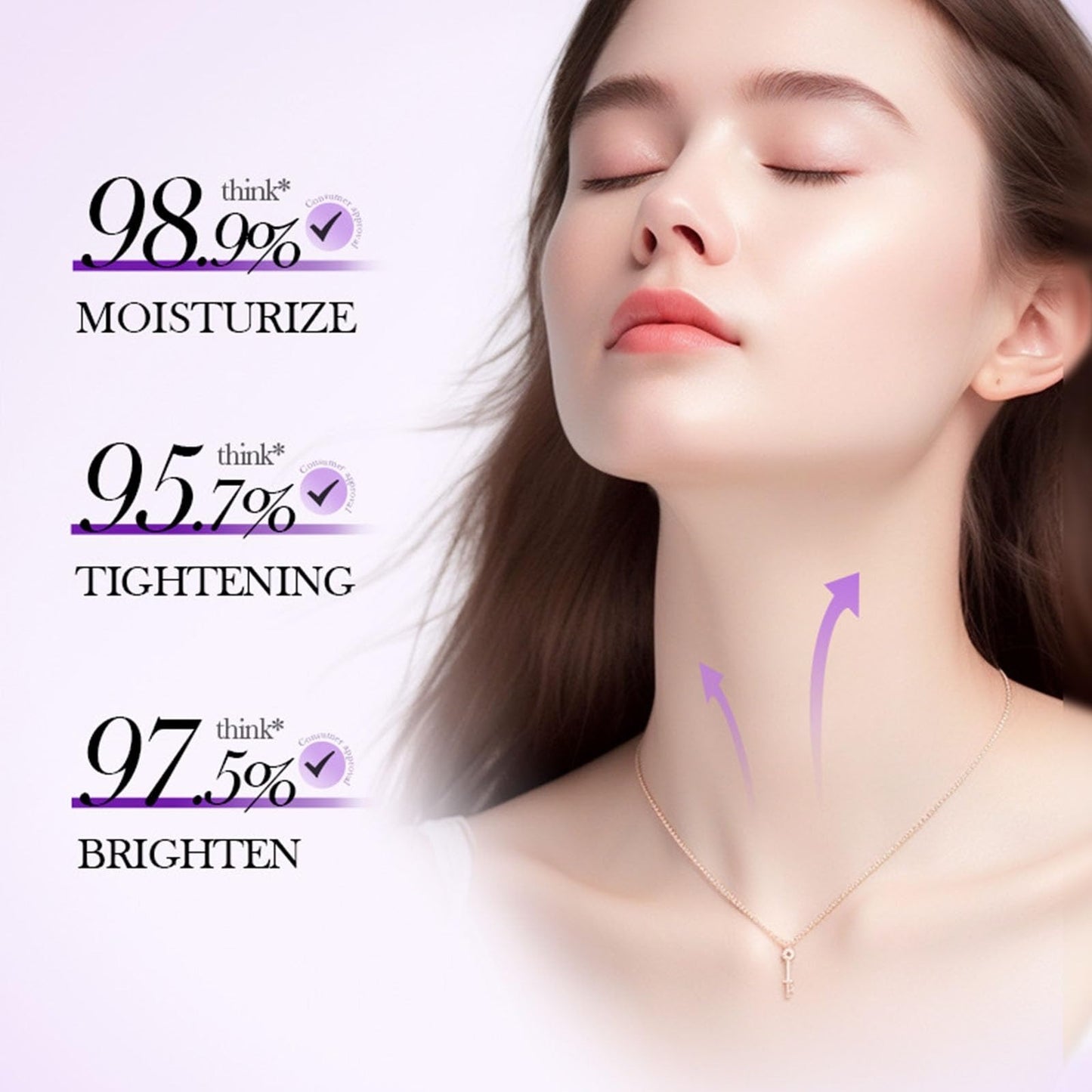 Magec Collagen Fullerene Neck Cream Firming & Hydrating Moisturizing Formula for Smooth & Healthy Looking Skin