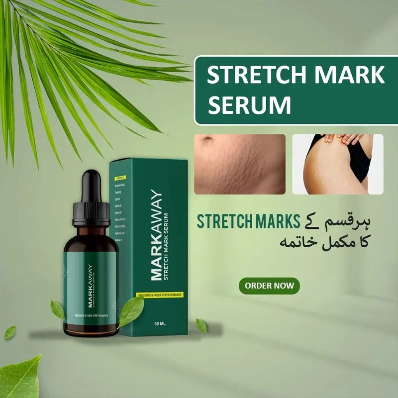 Markaway Stretch Mark Removal Serum after Pregnancy Formula with Botanical Extract Skin Firming & Repair
