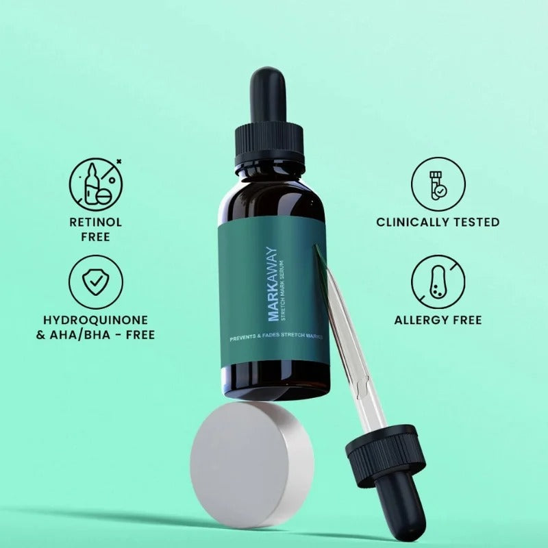 Markaway Stretch Mark Removal Serum after Pregnancy Formula with Botanical Extract Skin Firming & Repair